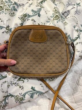 Vintage Gucci micro camera bag
